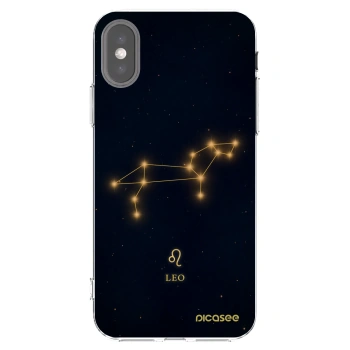 Picasee silikonska prozirna maskica za Apple iPhone X/XS - LEO