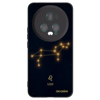 Picasee crna silikonska maskica za Honor Magic5 Pro - LEO