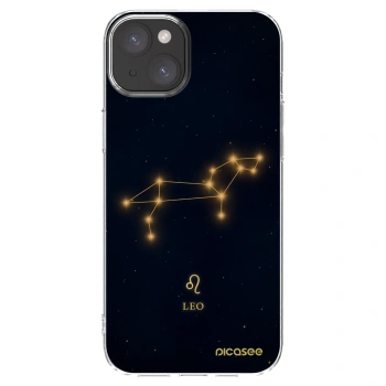 Picasee silikonska prozirna maskica za Apple iPhone 15 Plus - LEO