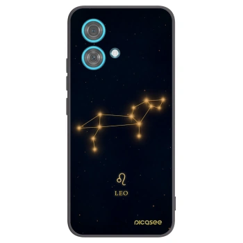 Picasee crna silikonska maskica za Motorola Edge 40 Neo - LEO