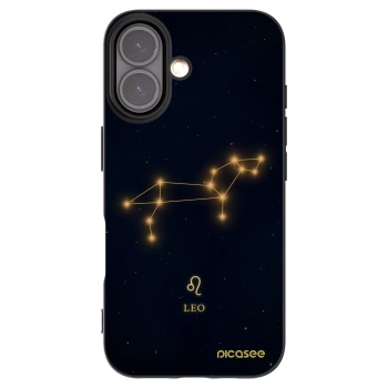 Picasee crna silikonska maskica za Apple iPhone 16 - LEO
