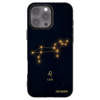 Picasee crna silikonska maskica za Apple iPhone 16 Pro Max - LEO