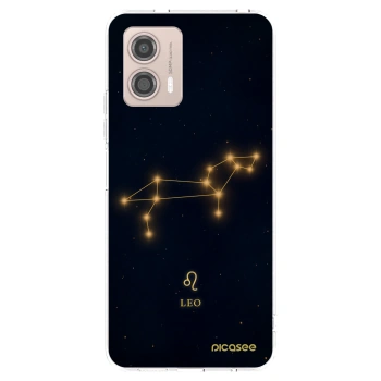 Picasee silikonska prozirna maskica za Motorola Moto G53 5G - LEO