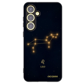 Picasee crna silikonska maskica za Samsung Galaxy S24 FE S721B - LEO