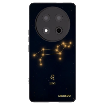 Picasee crna silikonska maskica za Honor Magic7 Lite 5G - LEO