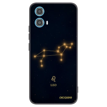 Picasee crna silikonska maskica za Motorola Moto G34 5G - LEO