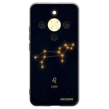 Picasee crna silikonska maskica za Honor Magic8 Lite 5G - LEO
