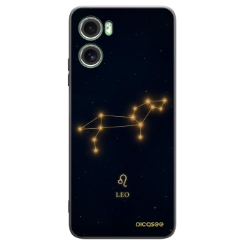 Picasee crna silikonska maskica za Motorola Moto G06 - LEO