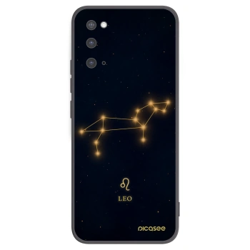 Picasee crna silikonska maskica za Samsung Galaxy S20 G980F - LEO