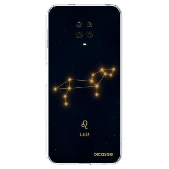 Picasee silikonska prozirna maskica za Xiaomi Redmi Note 9 Pro - LEO