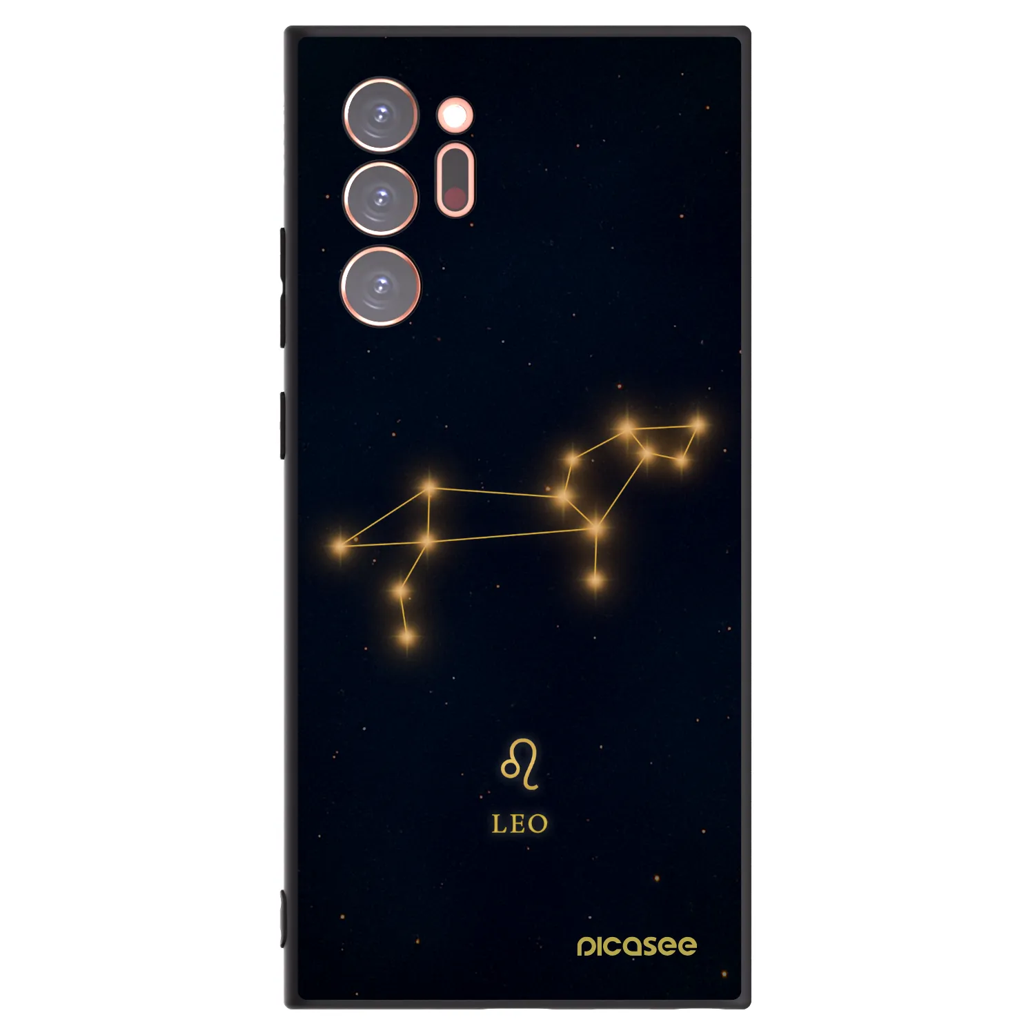 Picasee crna silikonska maskica za Samsung Galaxy Note 20 Ultra - LEO