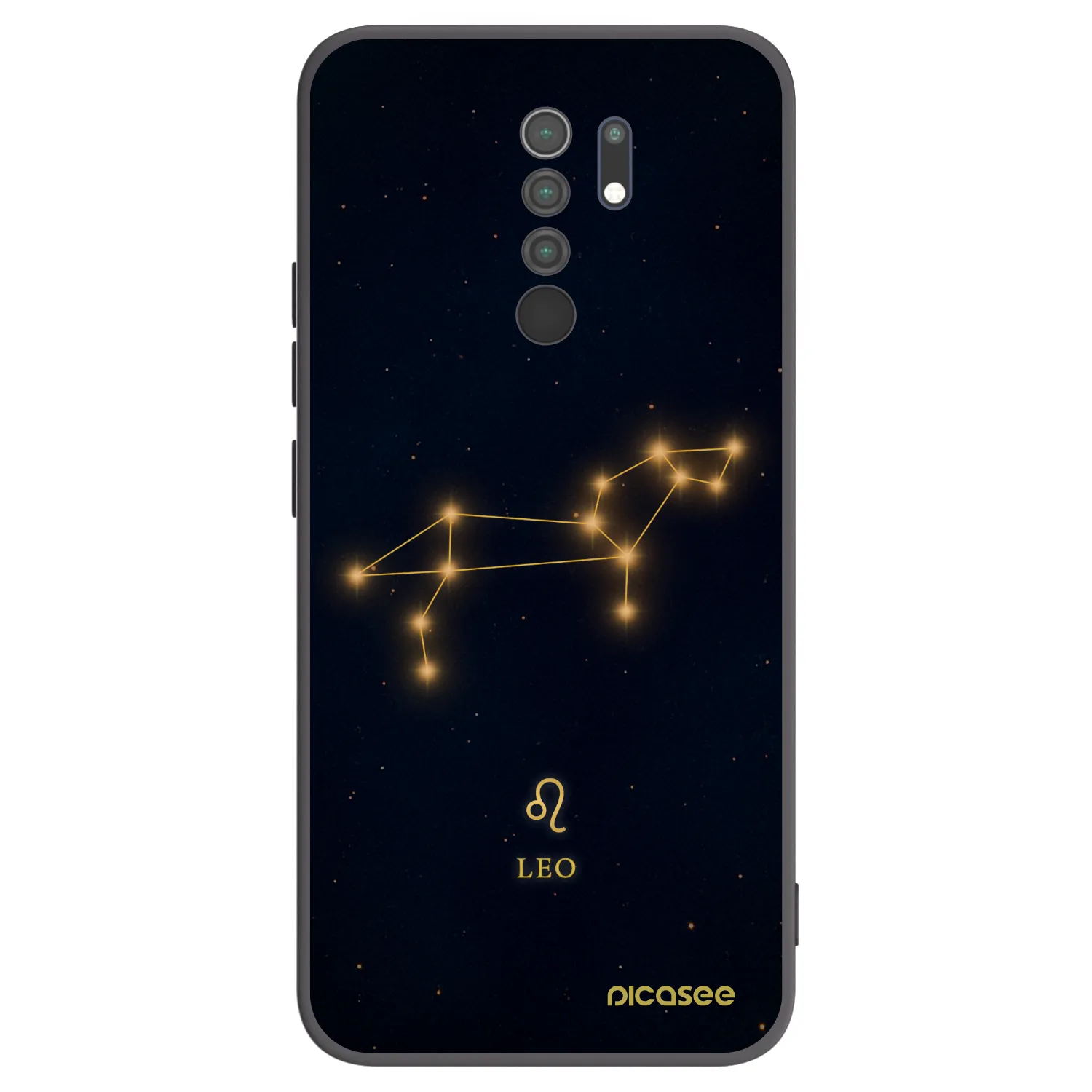 Picasee crna silikonska maskica za Xiaomi Redmi 9 - LEO