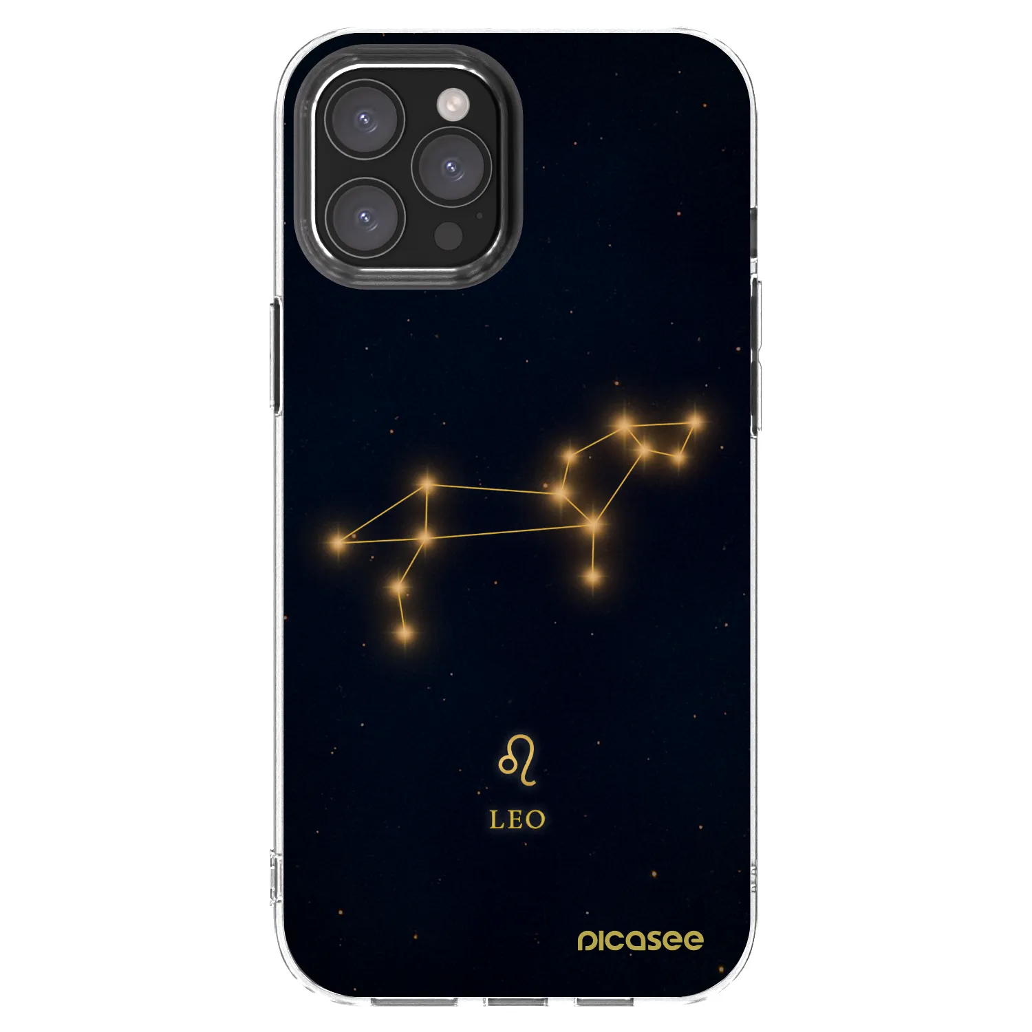 Picasee silikonska prozirna maskica za Apple iPhone 12 Pro Max - LEO