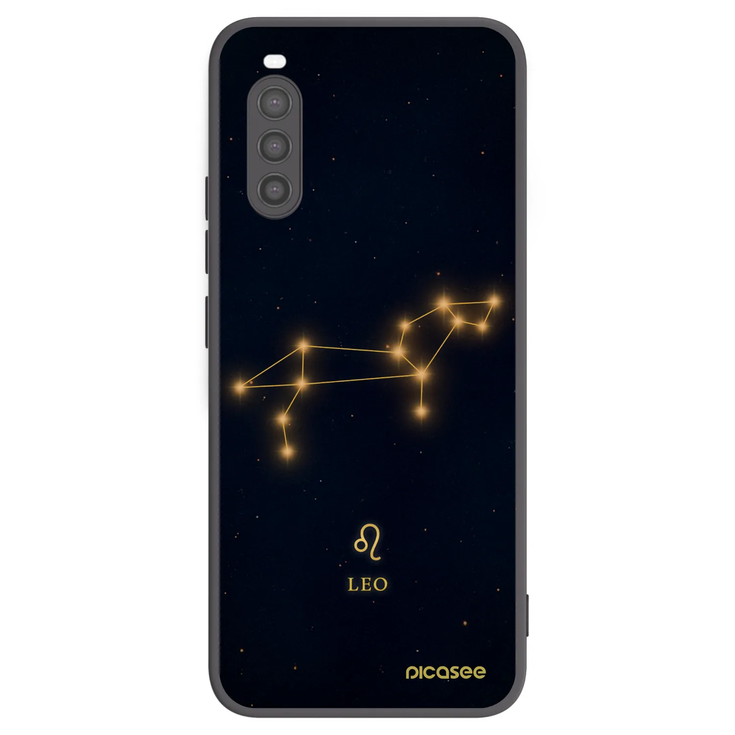 Picasee crna silikonska maskica za Sony Xperia 10 II - LEO