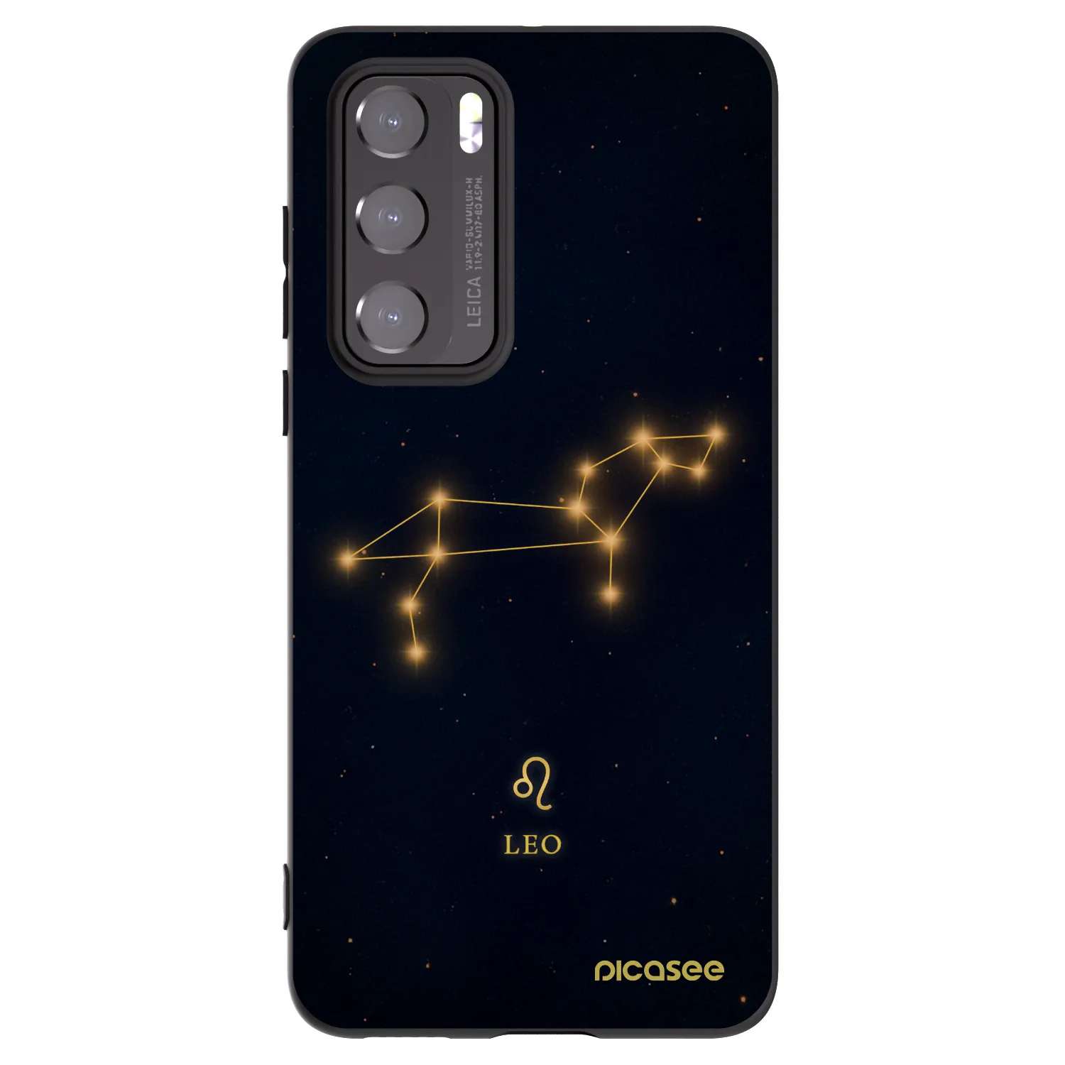 Picasee crna silikonska maskica za Huawei P40 - LEO