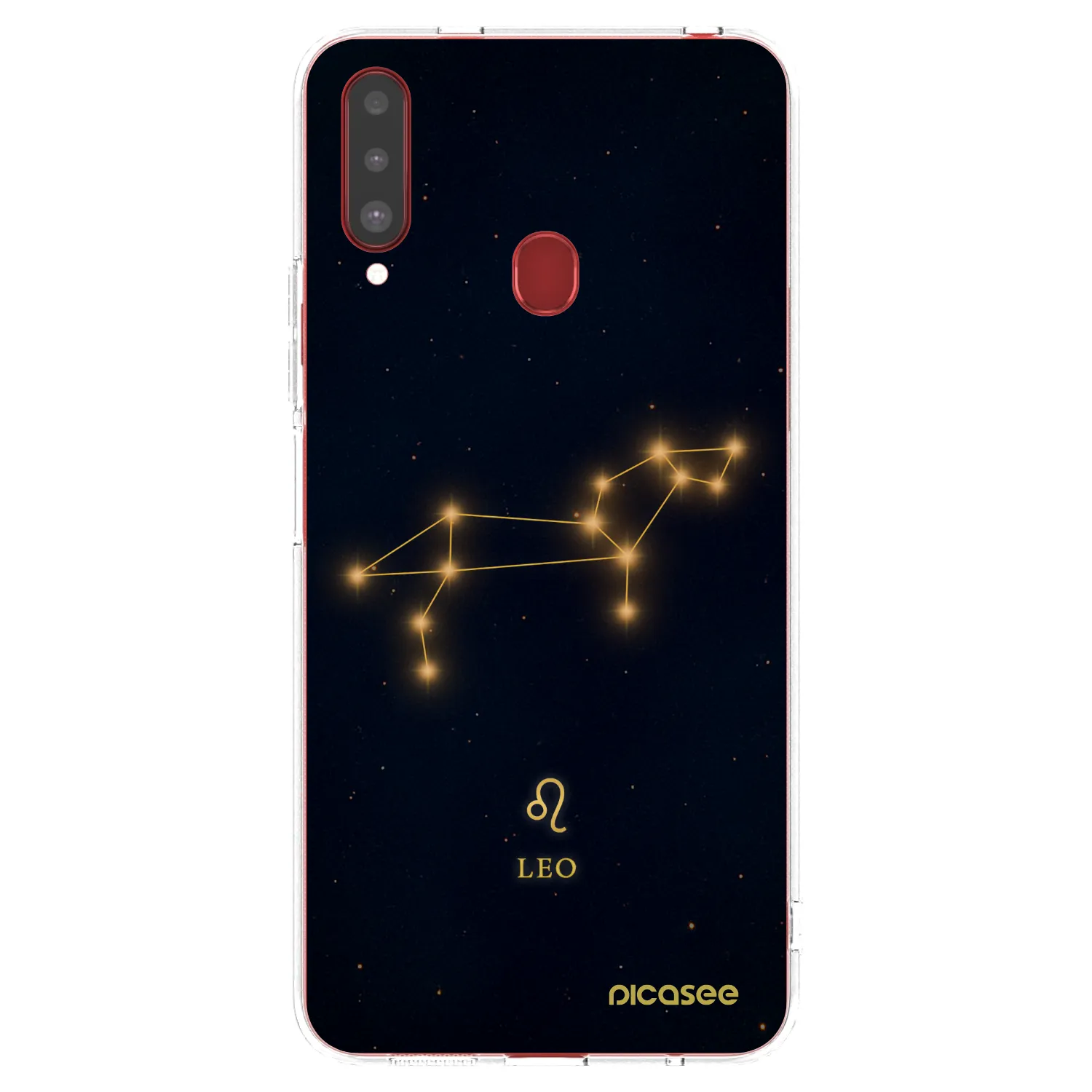 Picasee silikonska prozirna maskica za Samsung Galaxy A20s - LEO