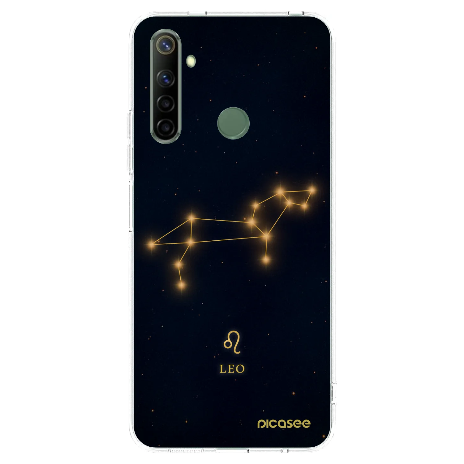 Picasee silikonska prozirna maskica za Realme 6i - LEO
