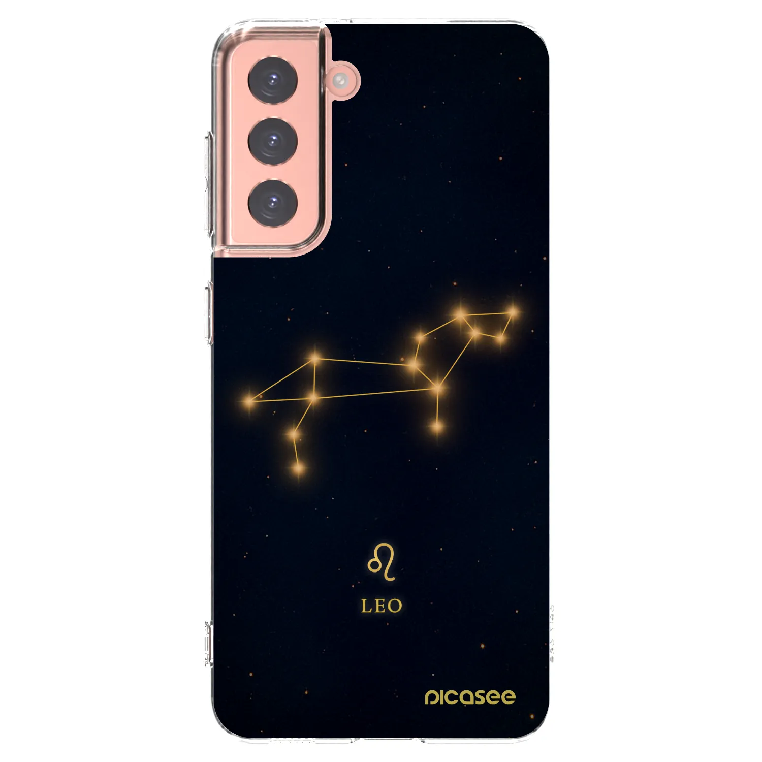 Picasee silikonska prozirna maskica za Samsung Galaxy S21 5G G991B - LEO