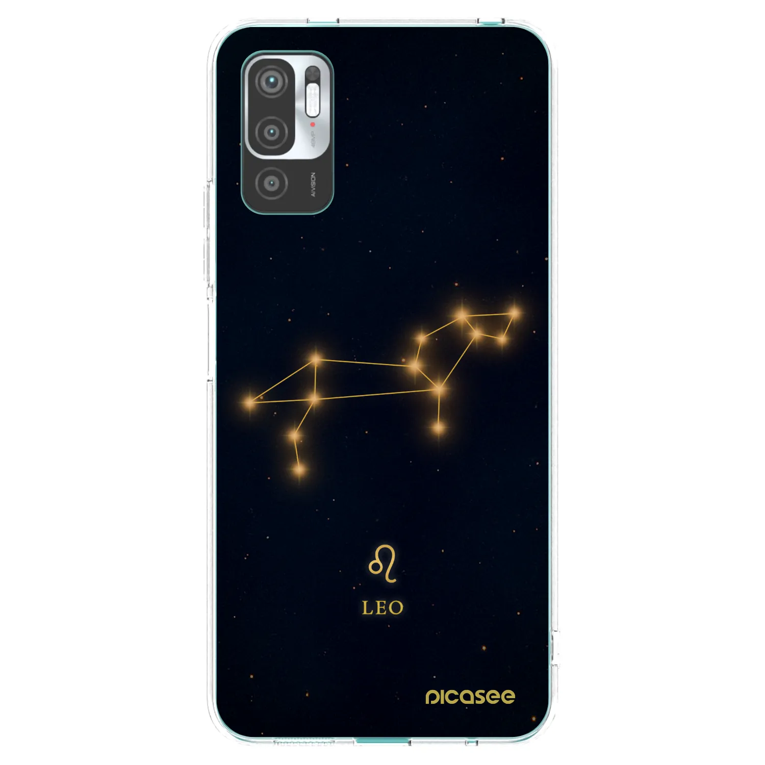 Picasee silikonska prozirna maskica za Xiaomi Redmi Note 10 5G - LEO