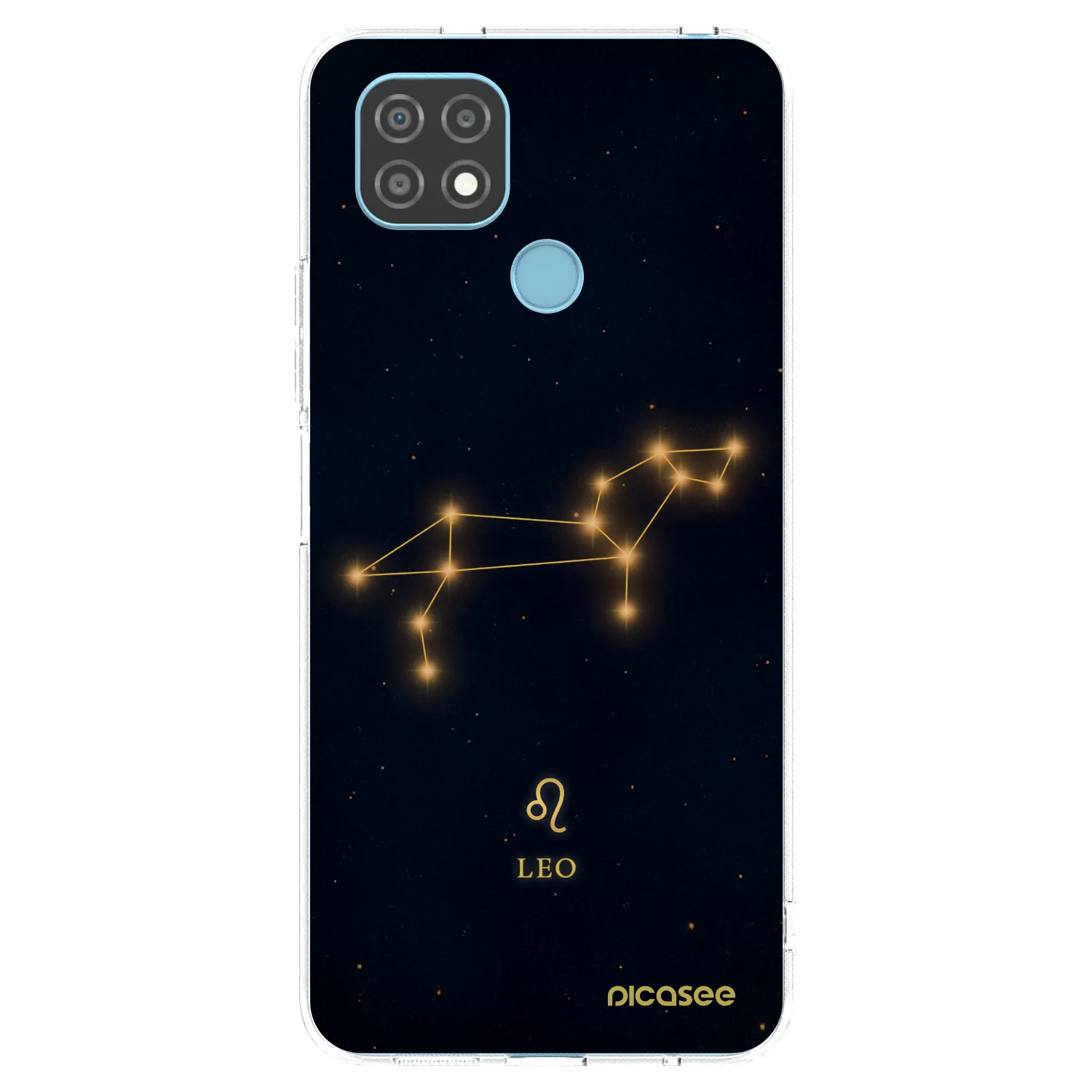 Picasee silikonska prozirna maskica za Realme C21 - LEO
