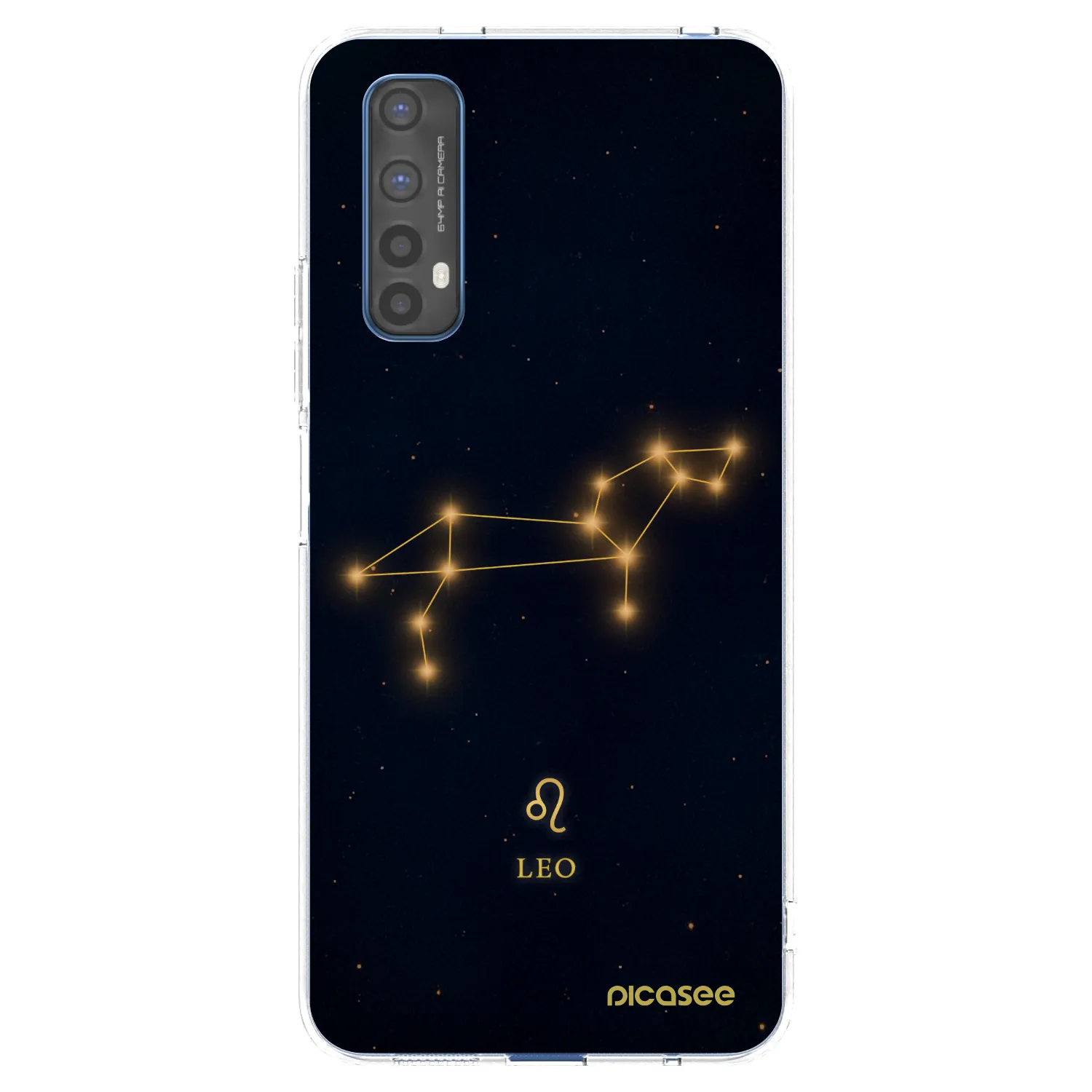 Picasee silikonska prozirna maskica za Realme 7 - LEO