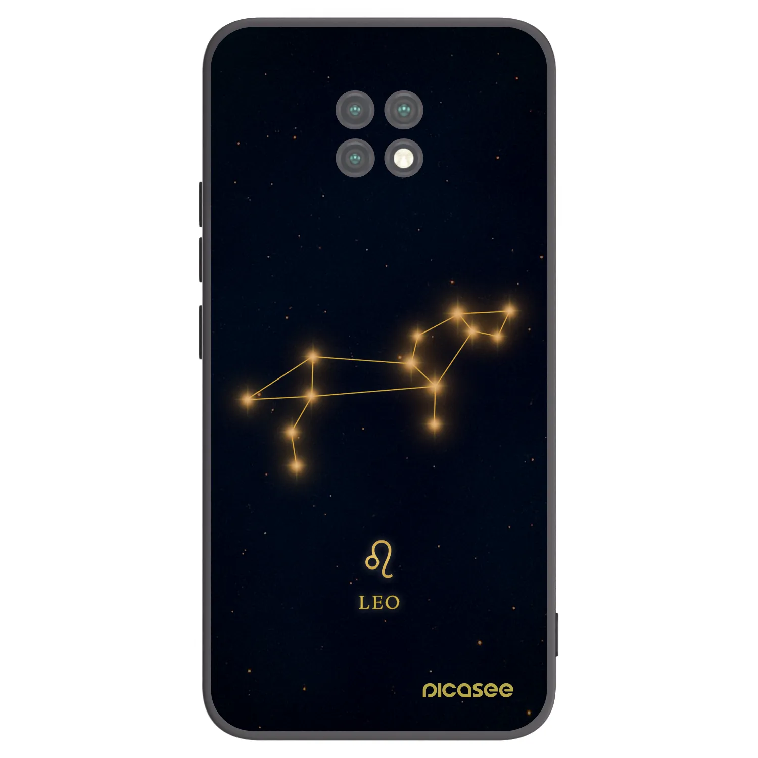 Picasee crna silikonska maskica za Xiaomi Redmi Note 9T - LEO