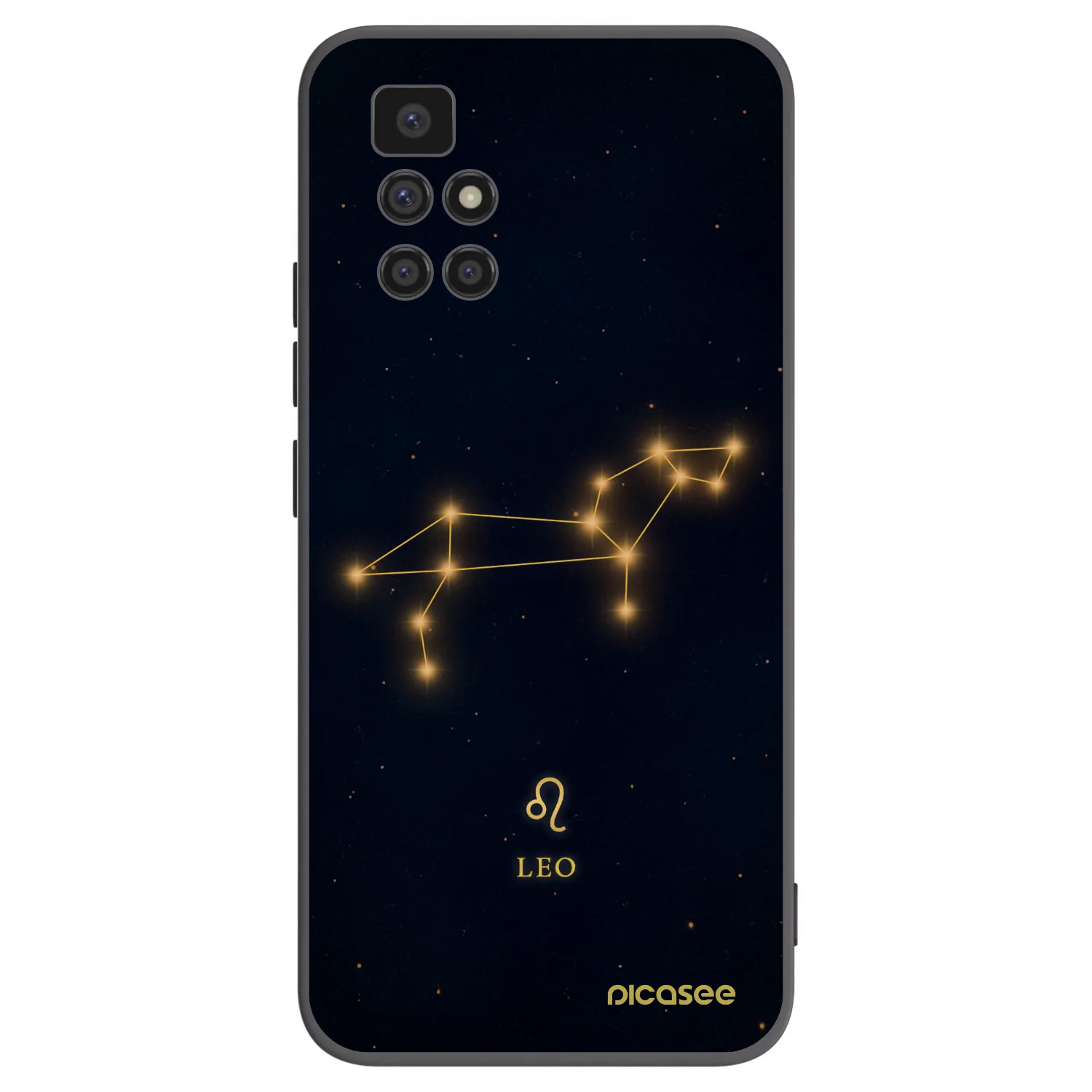 Picasee crna silikonska maskica za Xiaomi Redmi 10 - LEO
