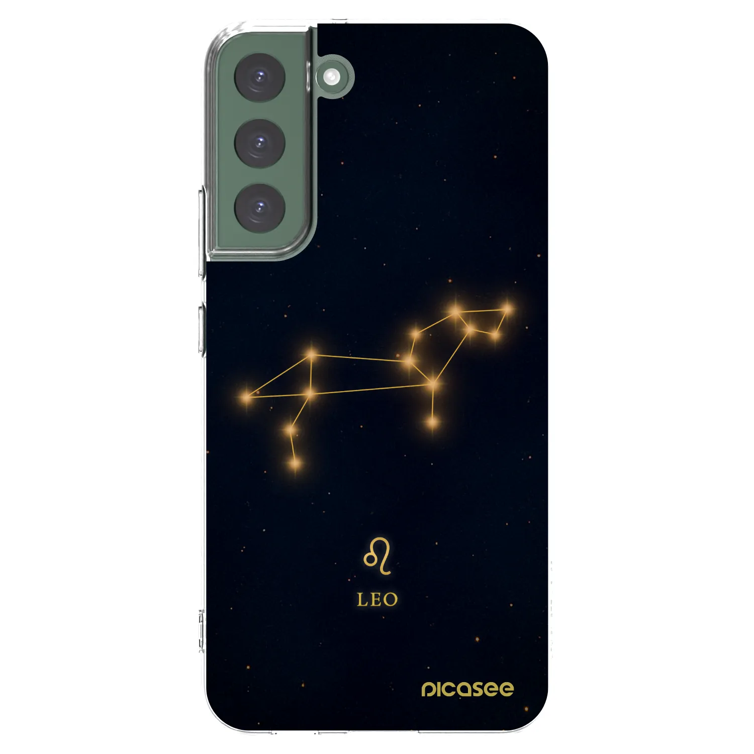 Picasee silikonska prozirna maskica za Samsung Galaxy S22+ 5G - LEO