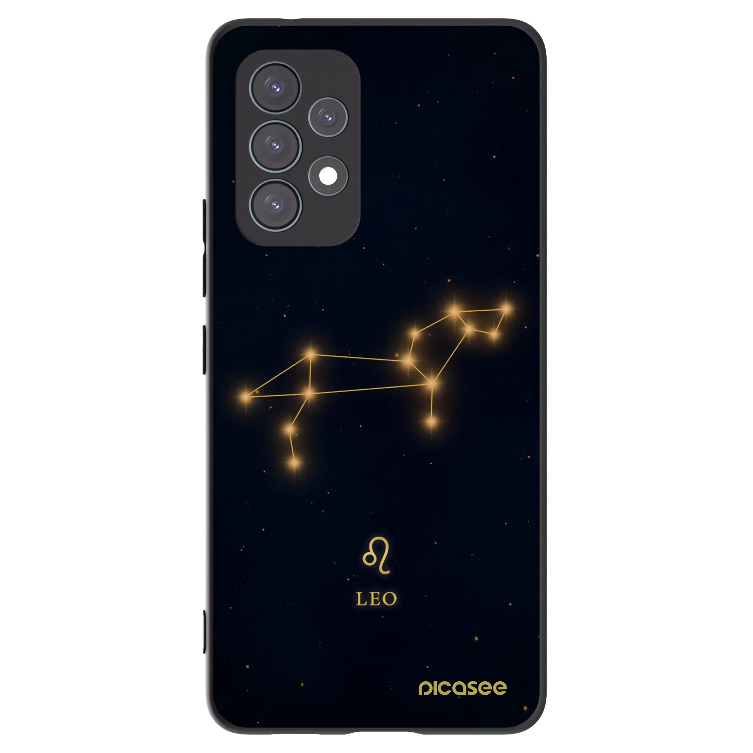 Picasee crna silikonska maskica za Samsung Galaxy A53 5G A536 - LEO