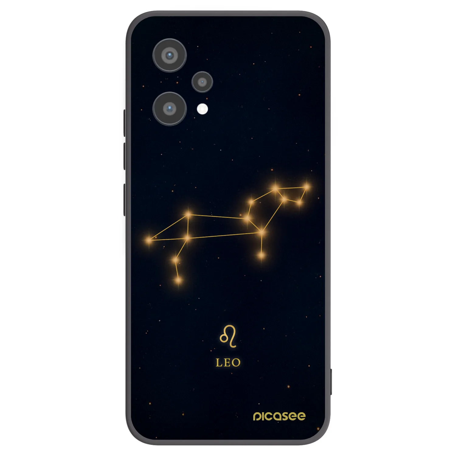 Picasee crna silikonska maskica za Realme 9 Pro 5G - LEO
