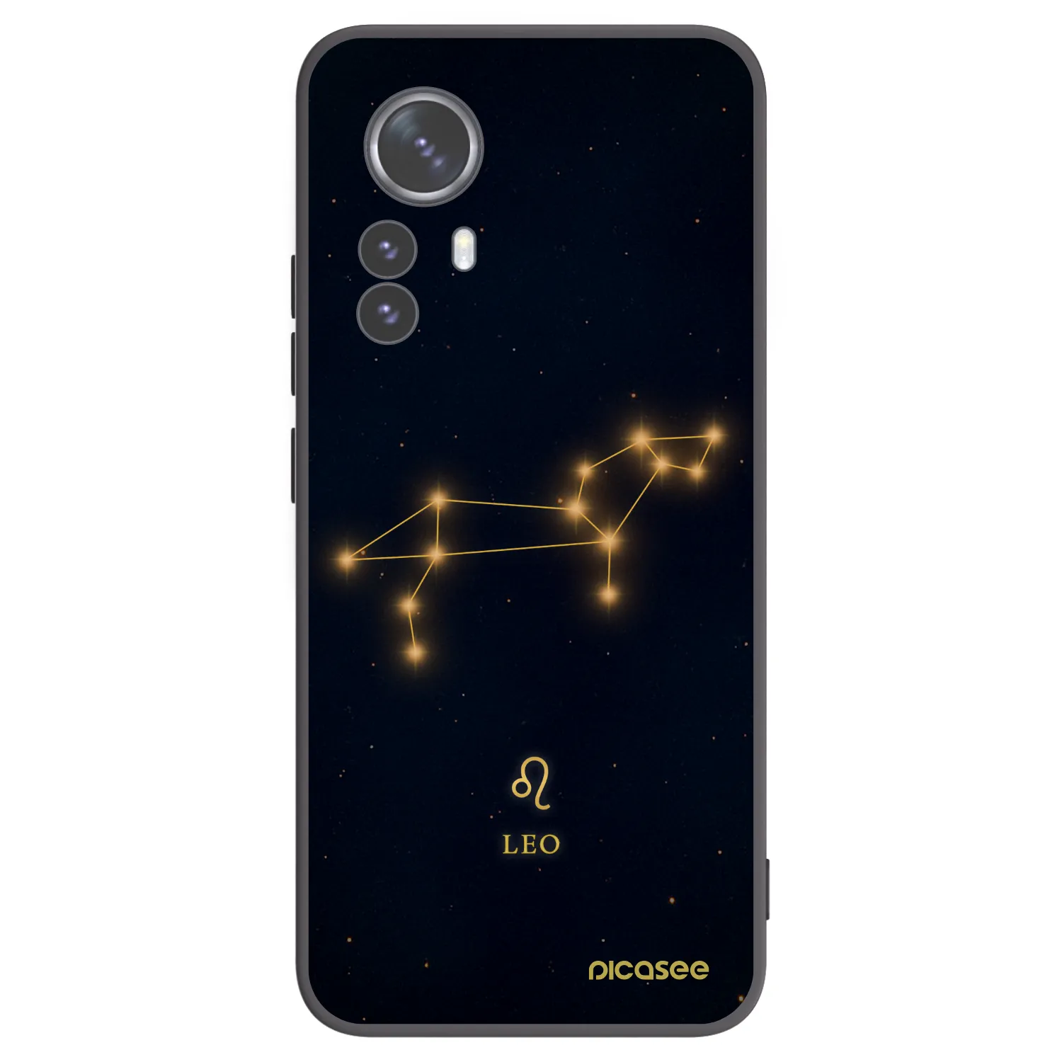 Picasee crna silikonska maskica za Xiaomi 12 Pro - LEO