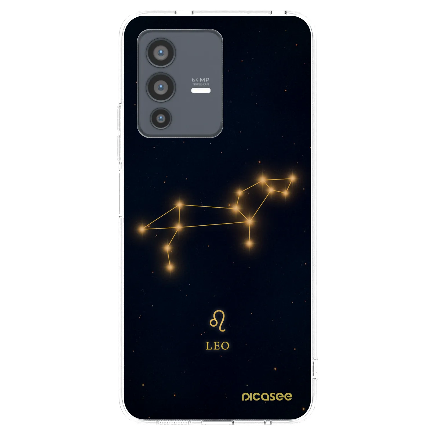 Picasee silikonska prozirna maskica za Vivo V23 5G - LEO