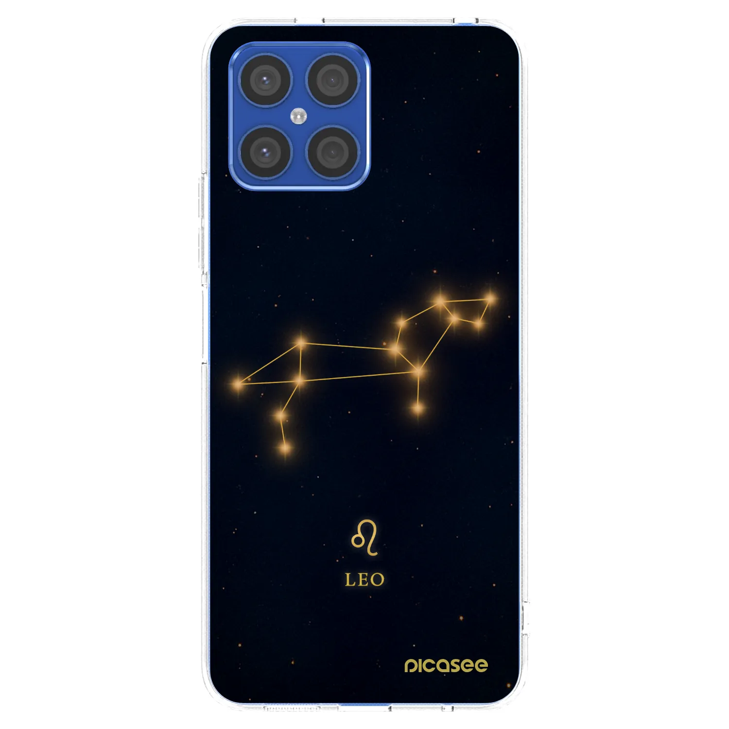 Picasee silikonska prozirna maskica za Honor X8 4G - LEO