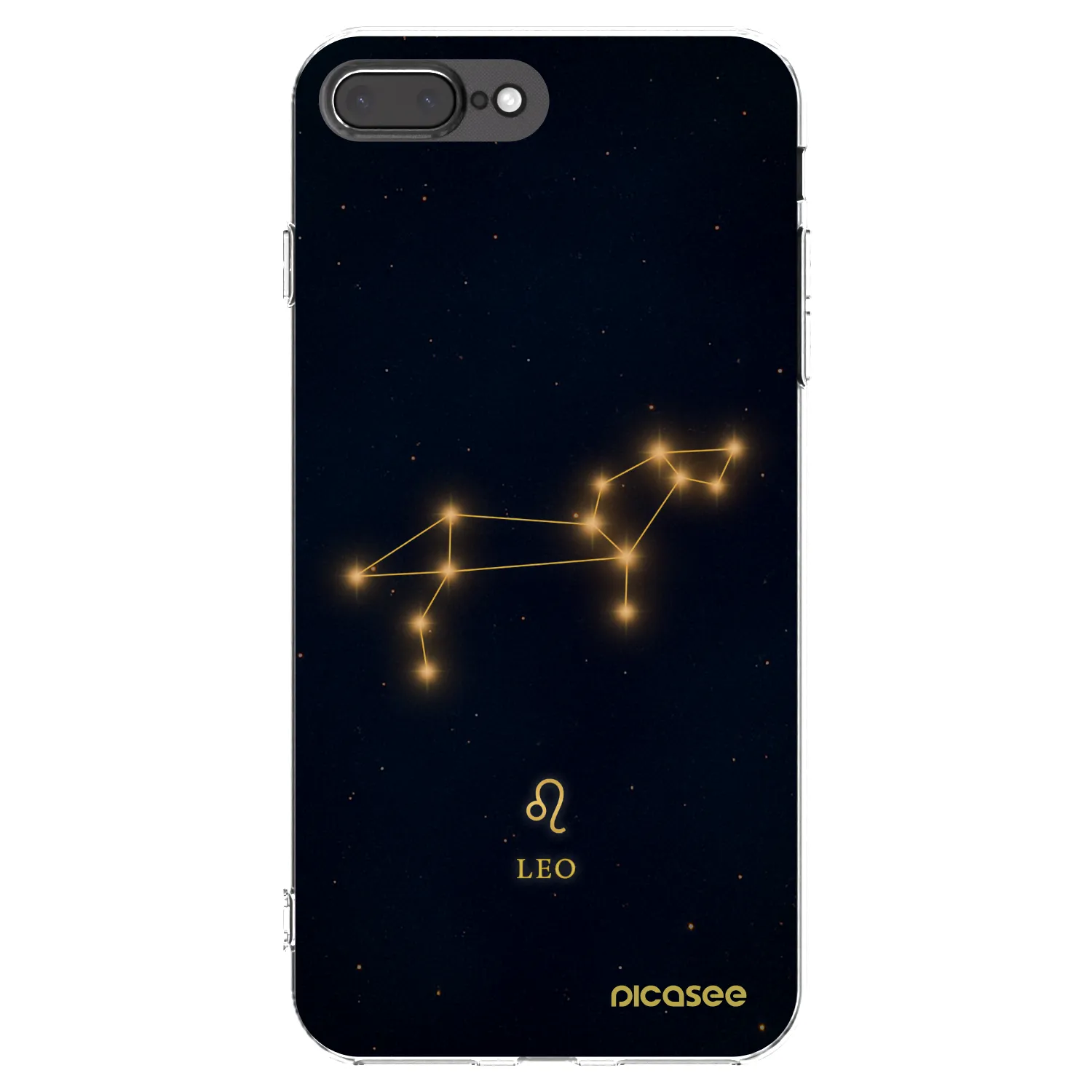 Picasee silikonska prozirna maskica za Apple iPhone 8 Plus - LEO