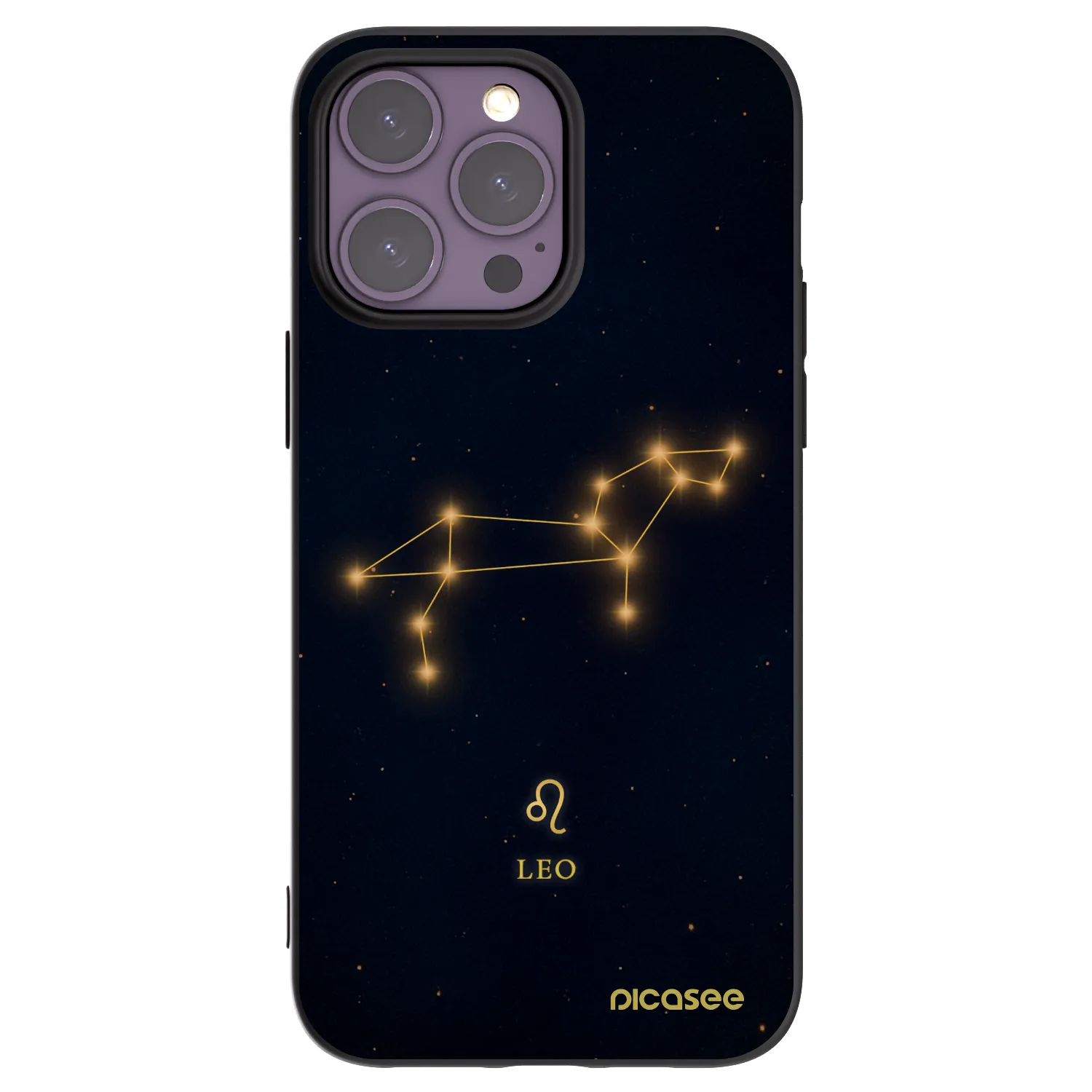 Picasee crna silikonska maskica za Apple iPhone 14 Pro Max - LEO