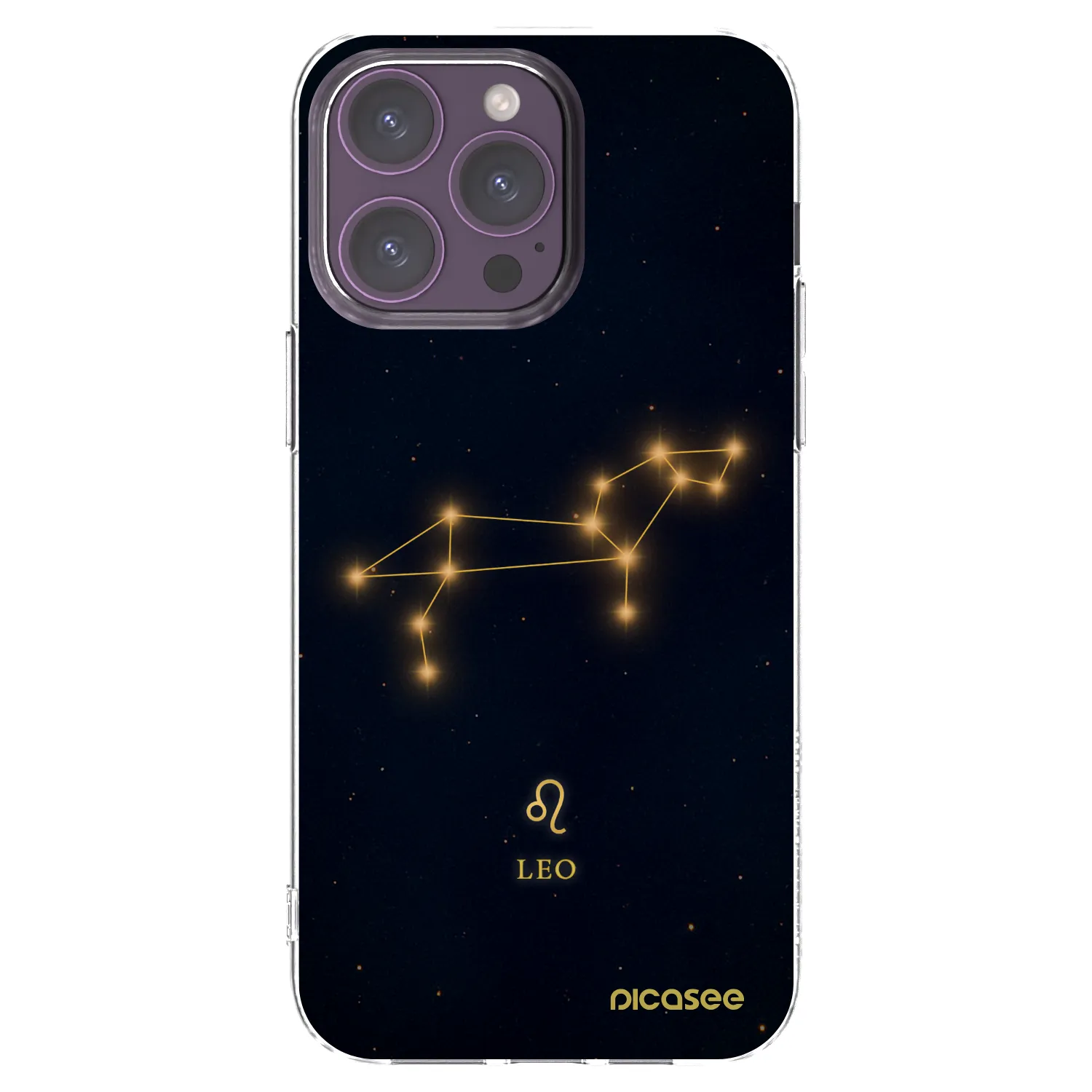 Picasee silikonska prozirna maskica za Apple iPhone 14 Pro Max - LEO