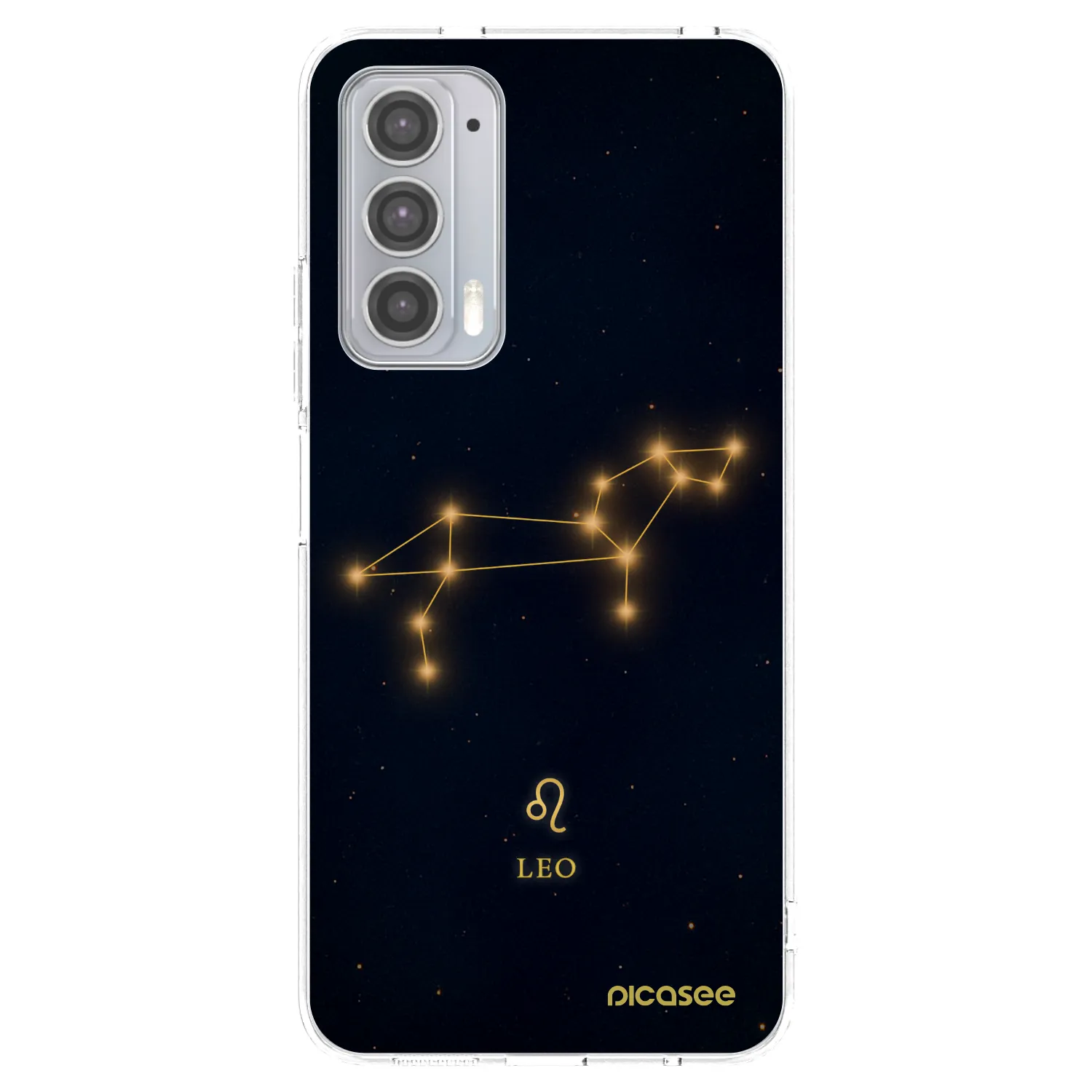 Picasee silikonska prozirna maskica za Motorola Edge 20 - LEO