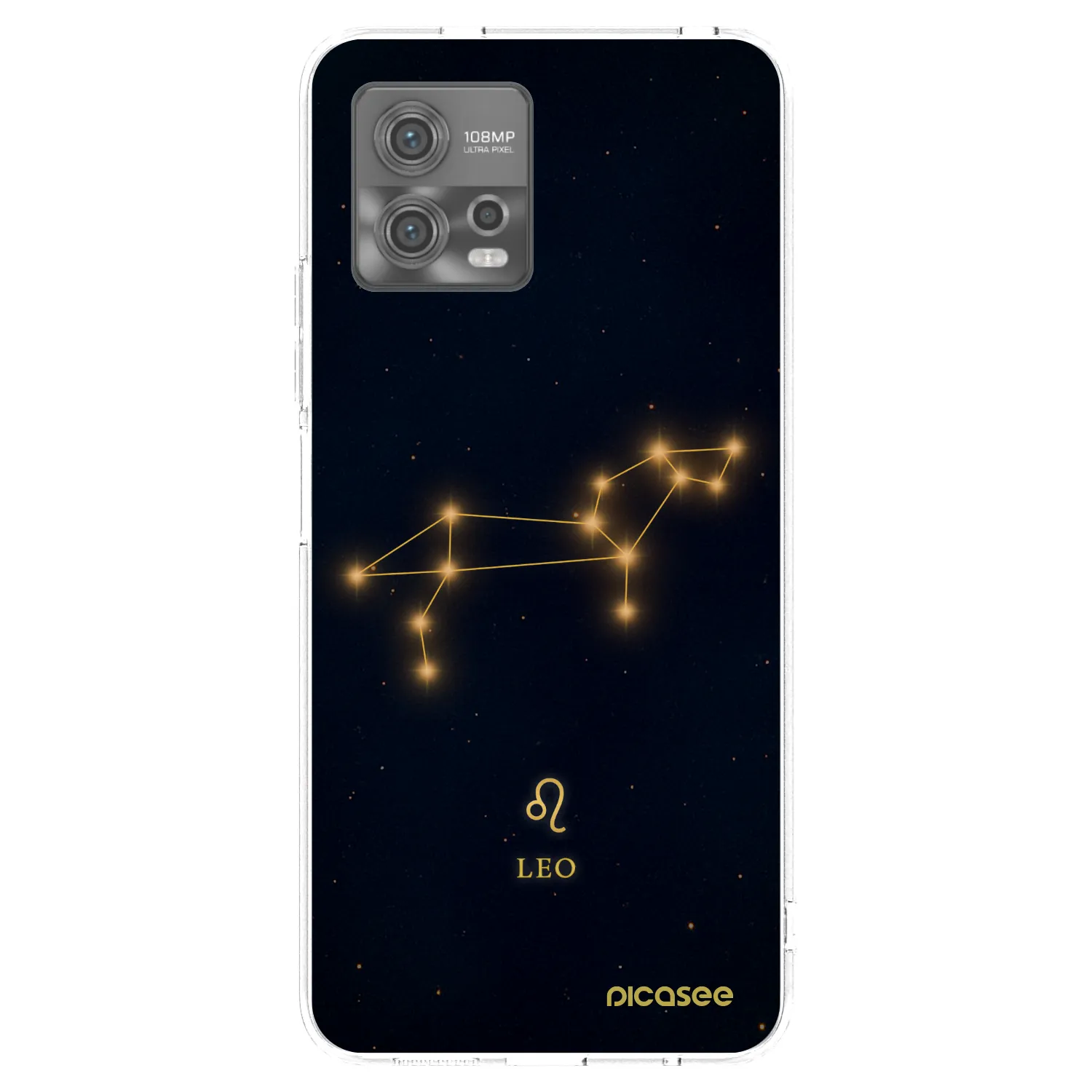 Picasee silikonska prozirna maskica za Motorola Moto G72 - LEO