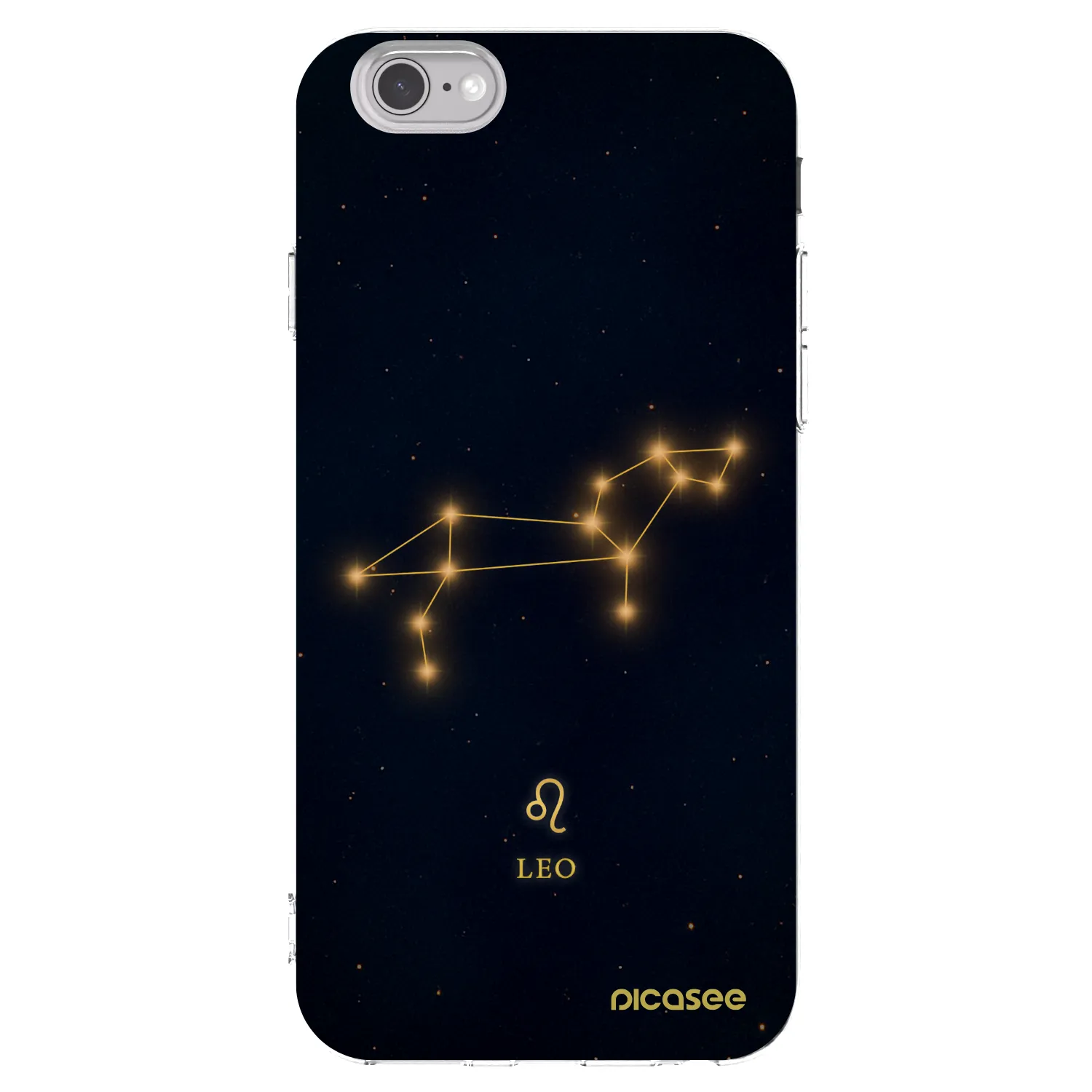 Picasee silikonska prozirna maskica za Apple iPhone 6/6S - LEO