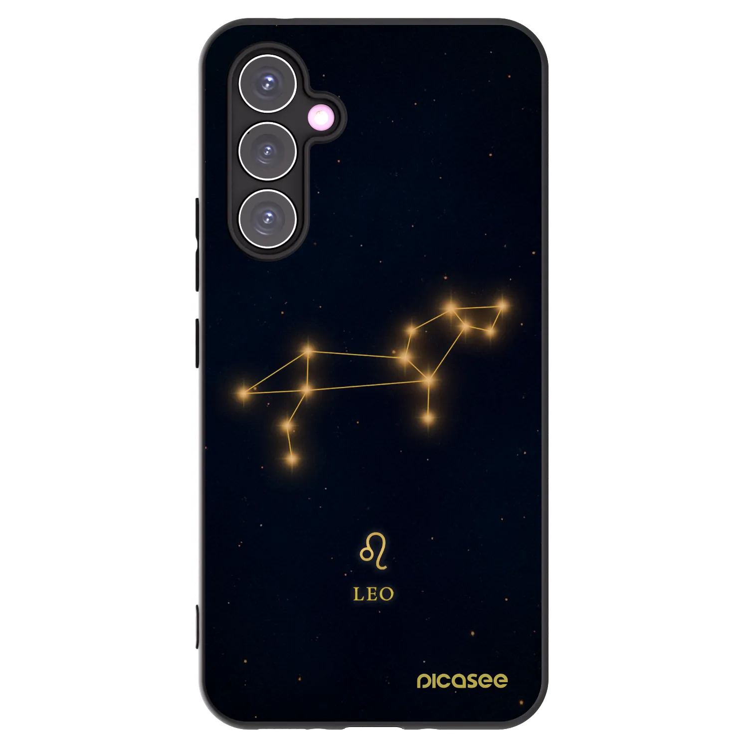 Picasee crna silikonska maskica za Samsung Galaxy A54 5G A546B - LEO