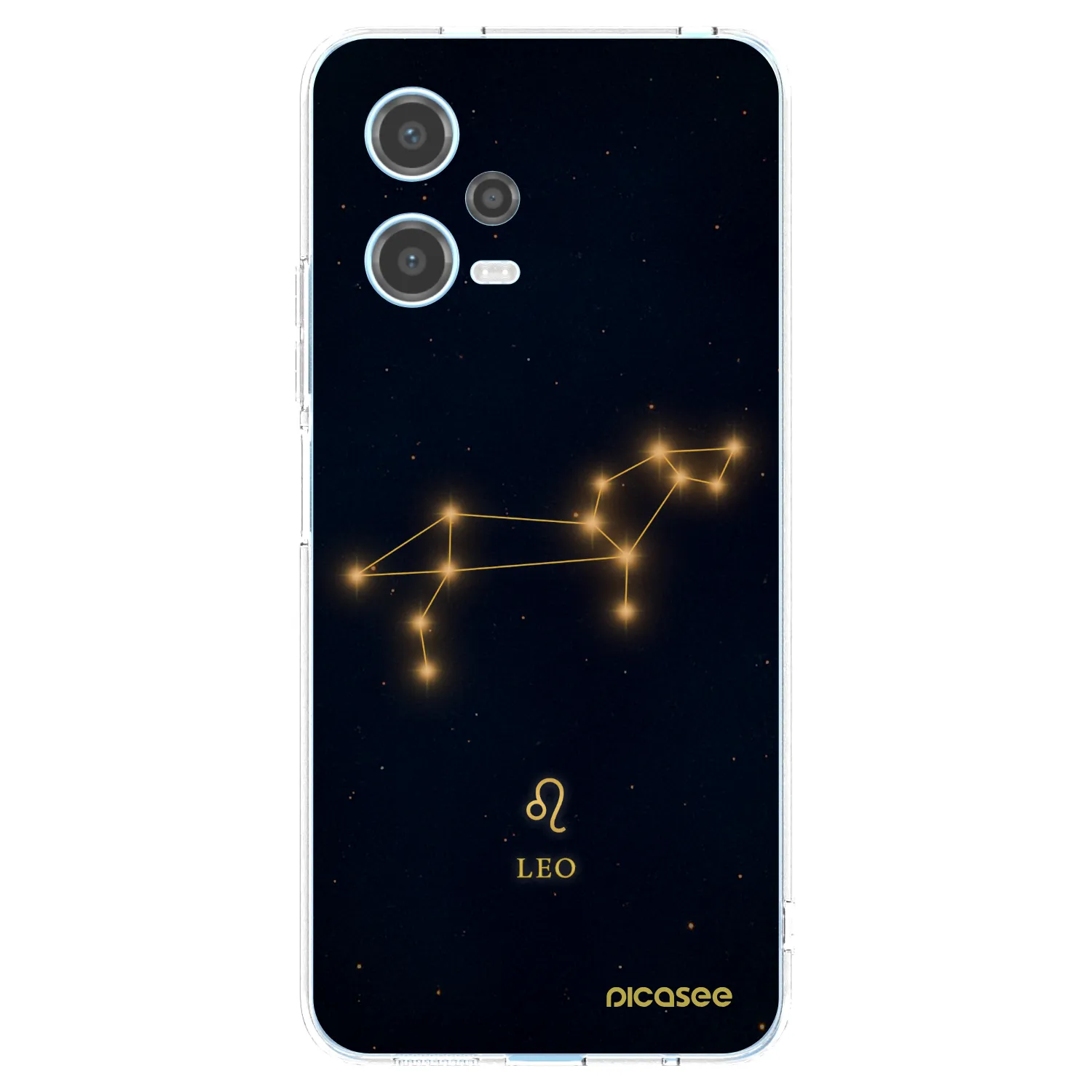 Picasee silikonska prozirna maskica za Xiaomi Redmi Note 12 5G - LEO