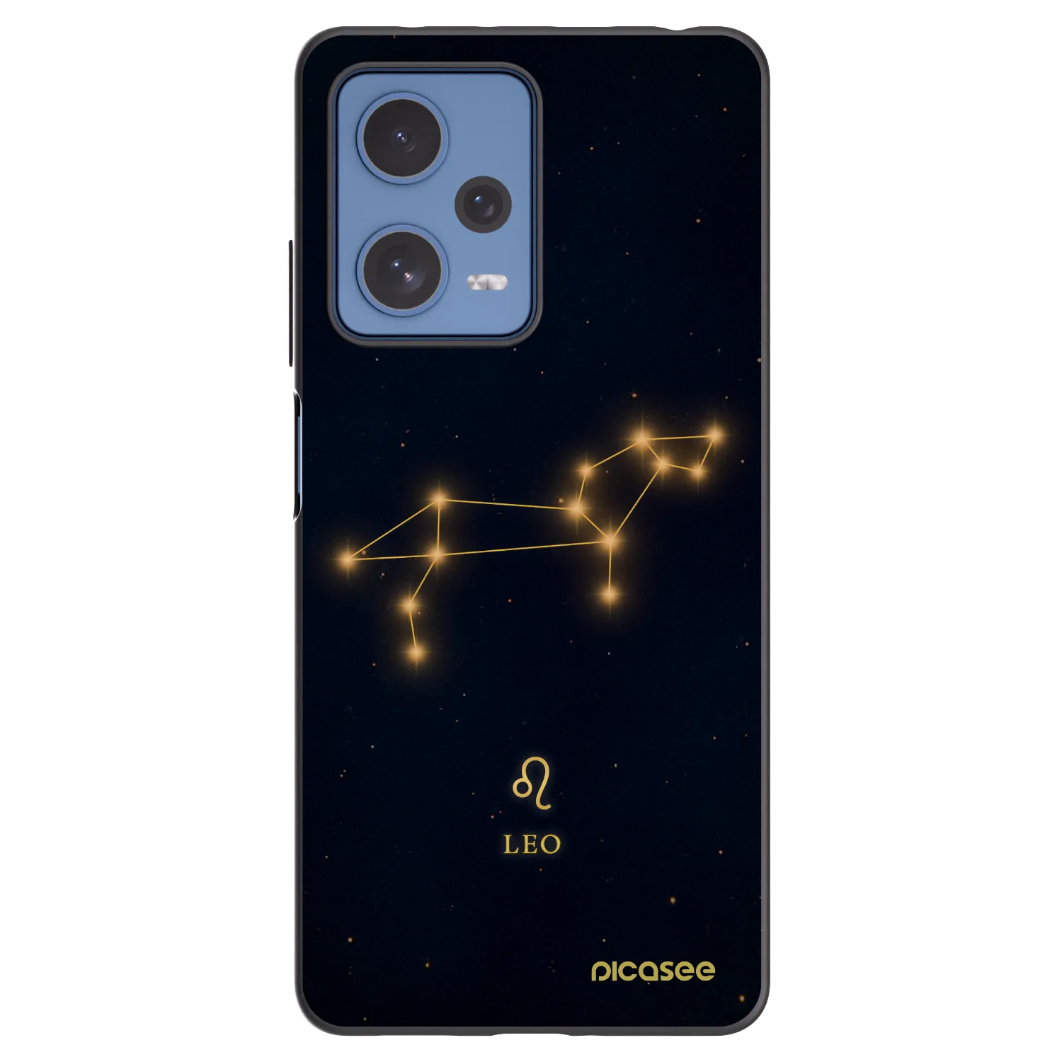Picasee crna silikonska maskica za Xiaomi Redmi Note 12 Pro 5G - LEO