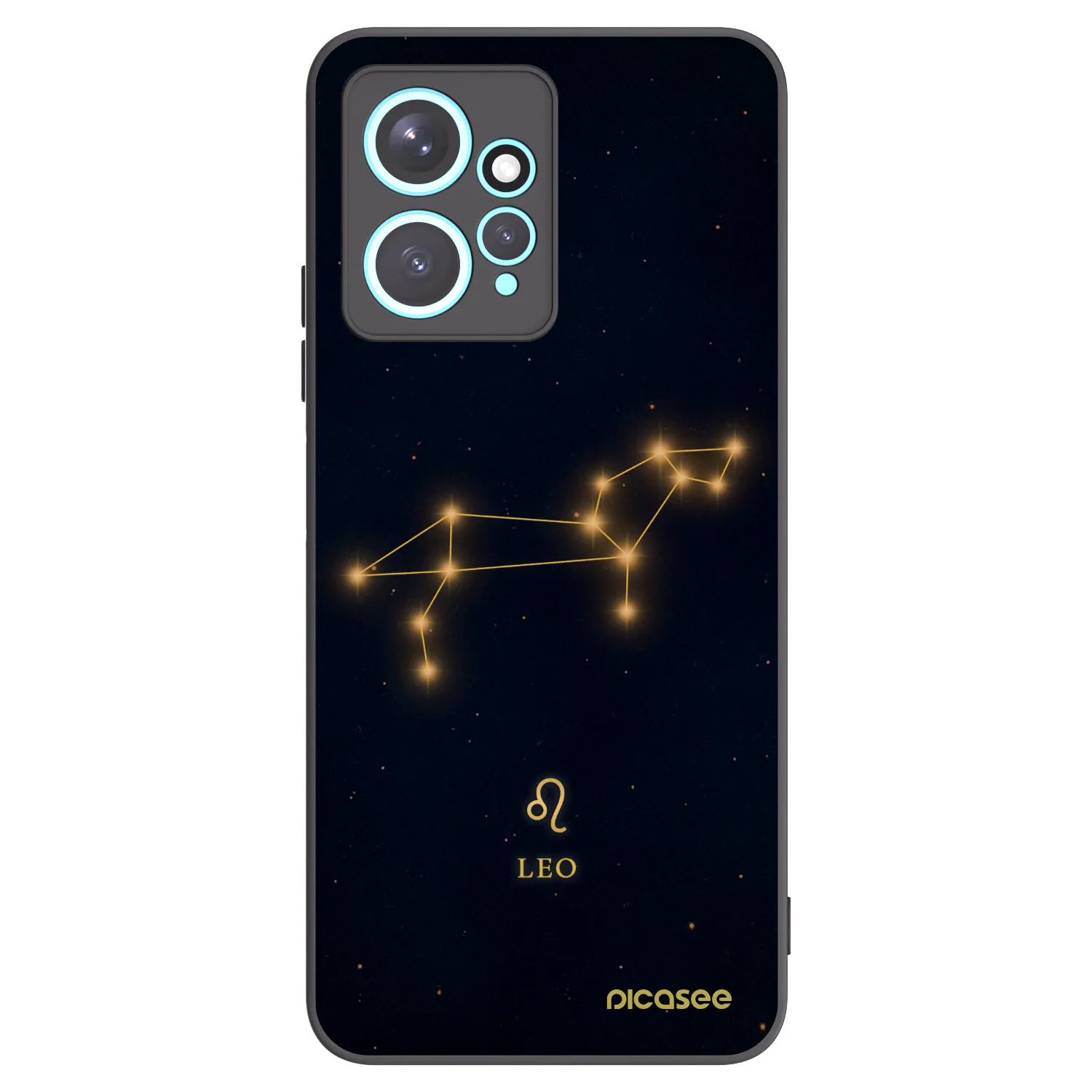 Picasee crna silikonska maskica za Xiaomi Redmi Note 12 4G - LEO