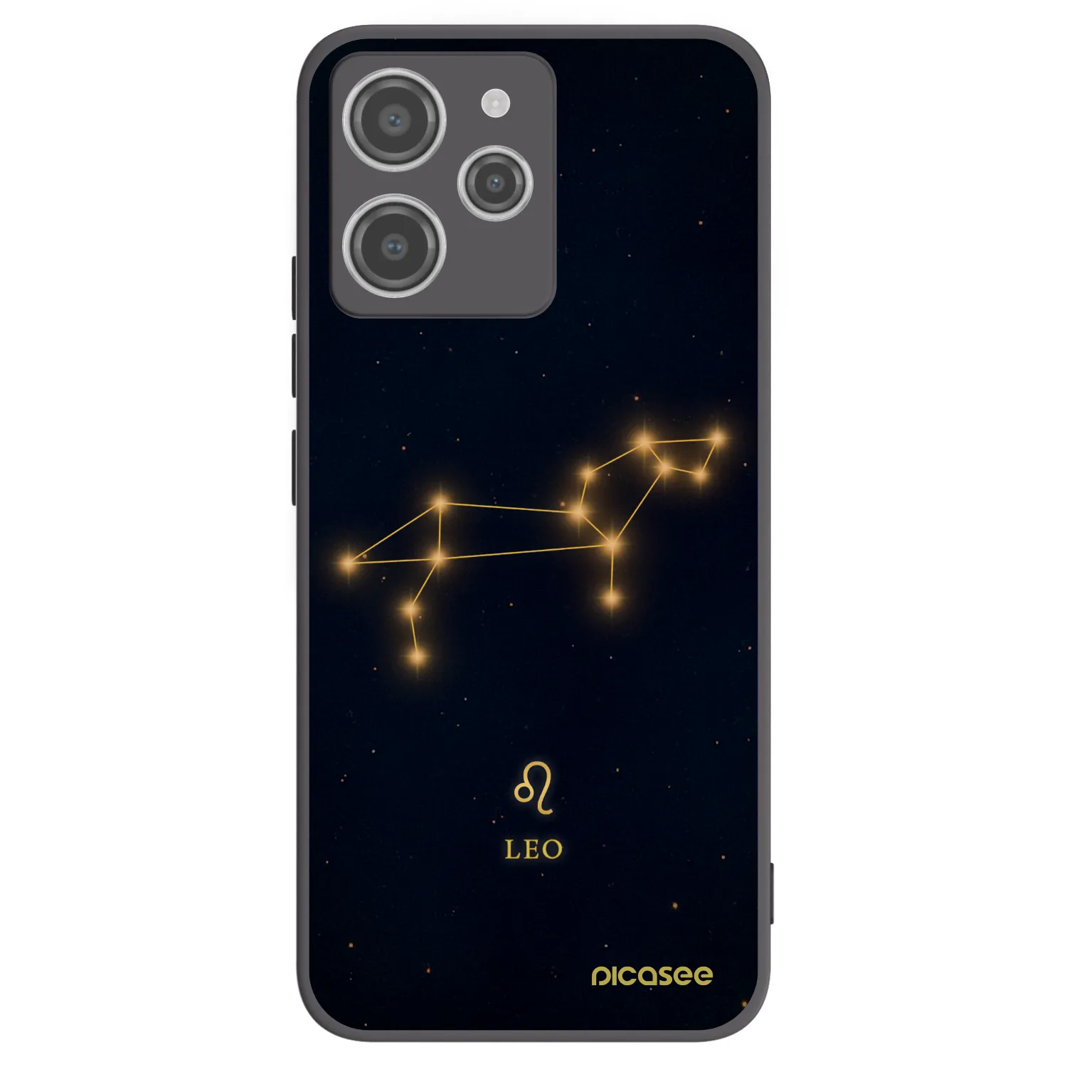 Picasee crna silikonska maskica za Xiaomi Redmi 12 4G - LEO