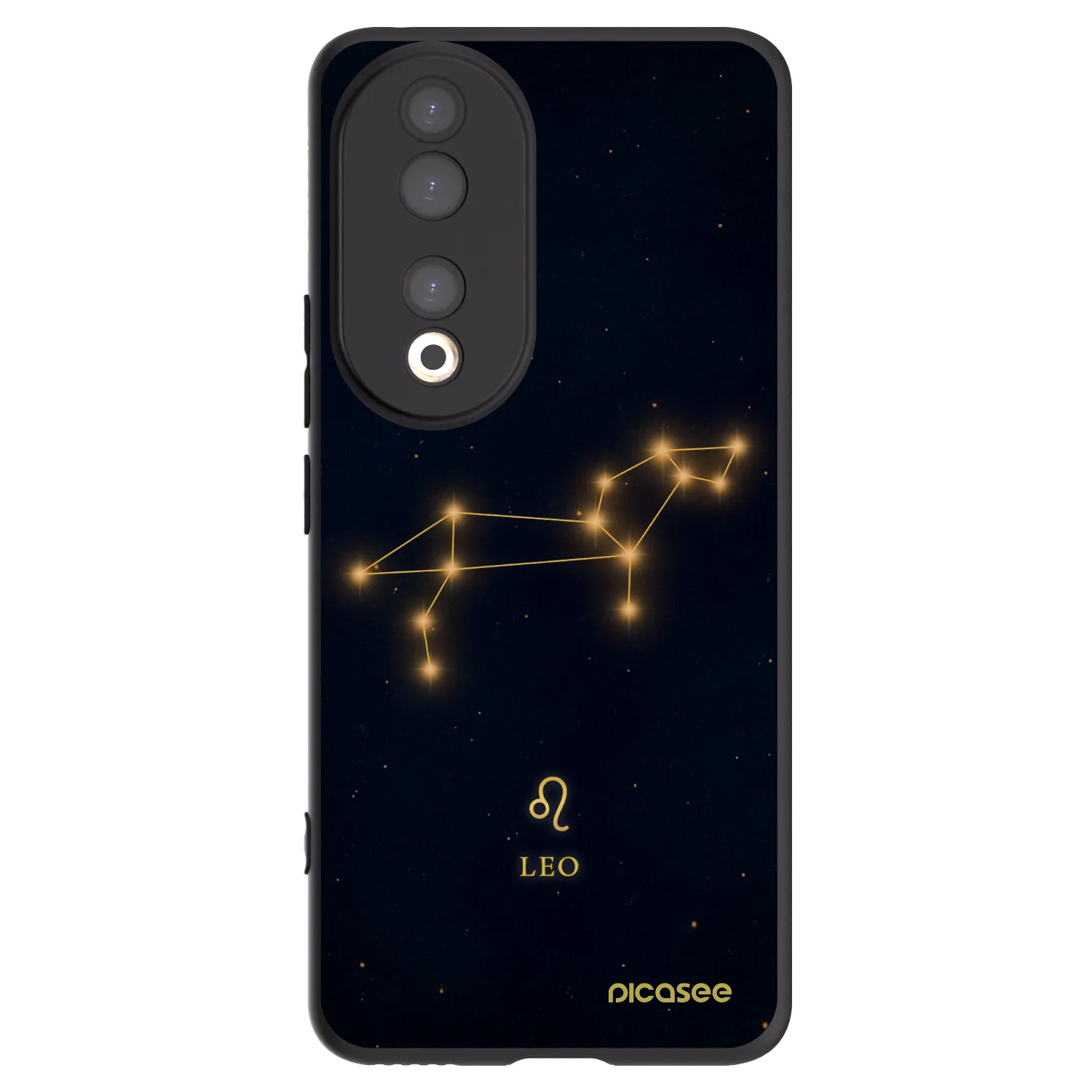 Picasee crna silikonska maskica za Honor 90 5G - LEO