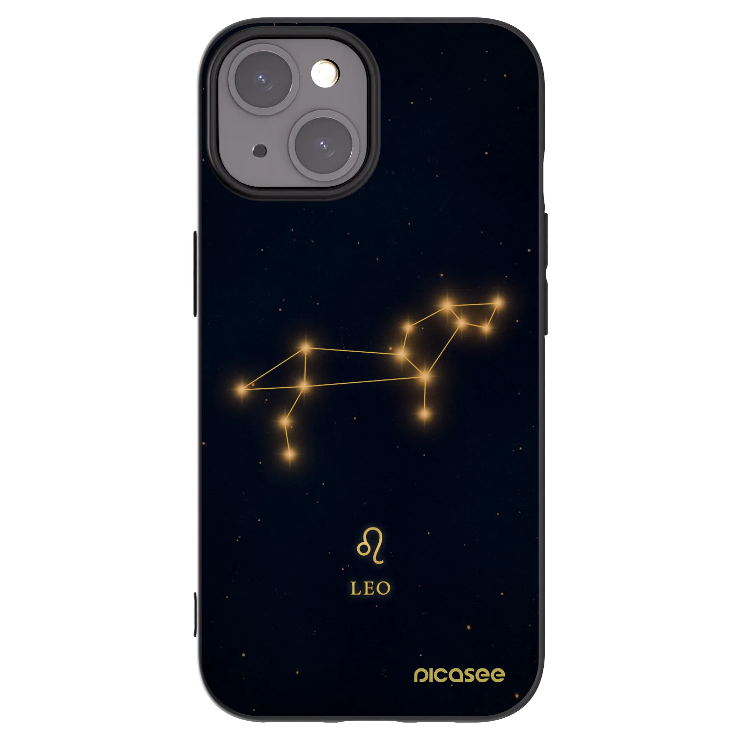 Picasee crna silikonska maskica za Apple iPhone 15 - LEO