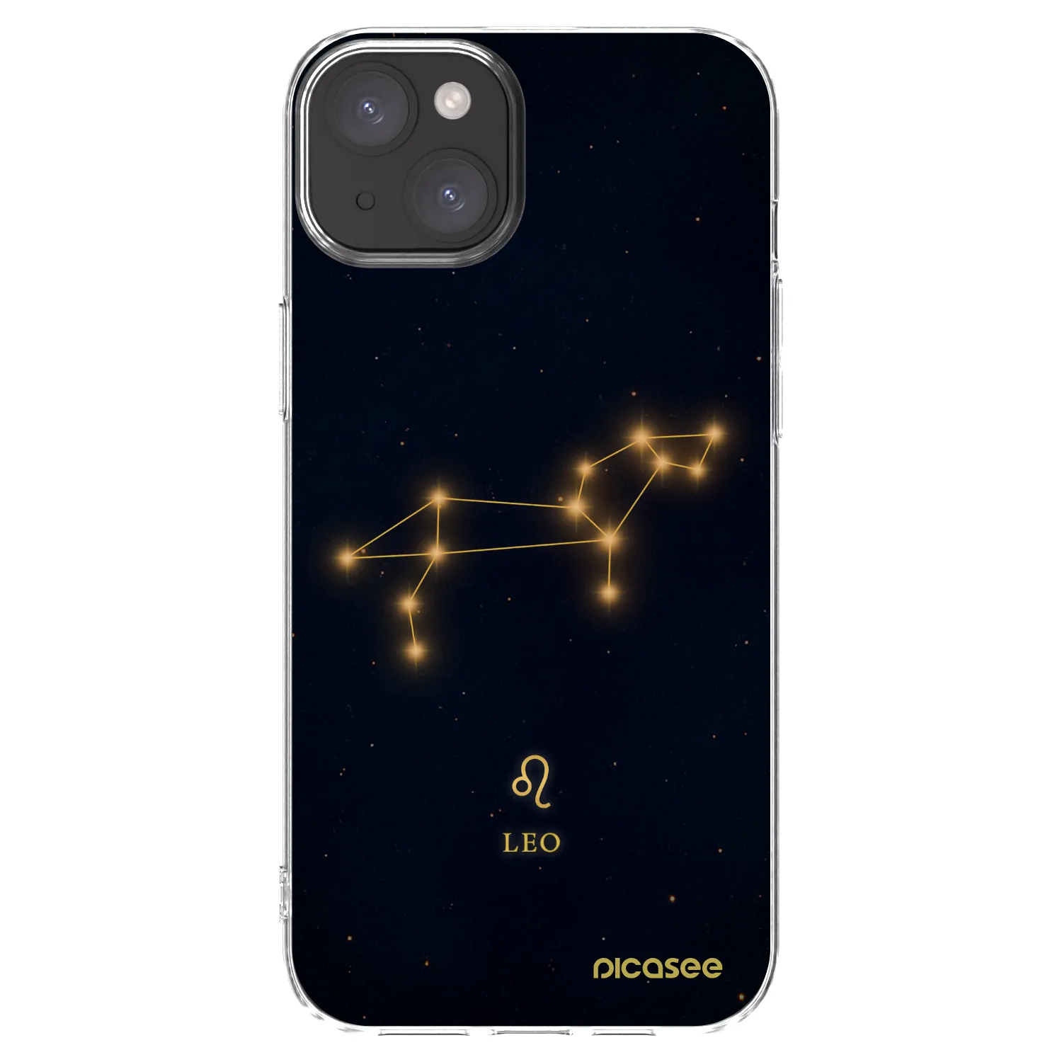 Picasee silikonska prozirna maskica za Apple iPhone 15 Plus - LEO