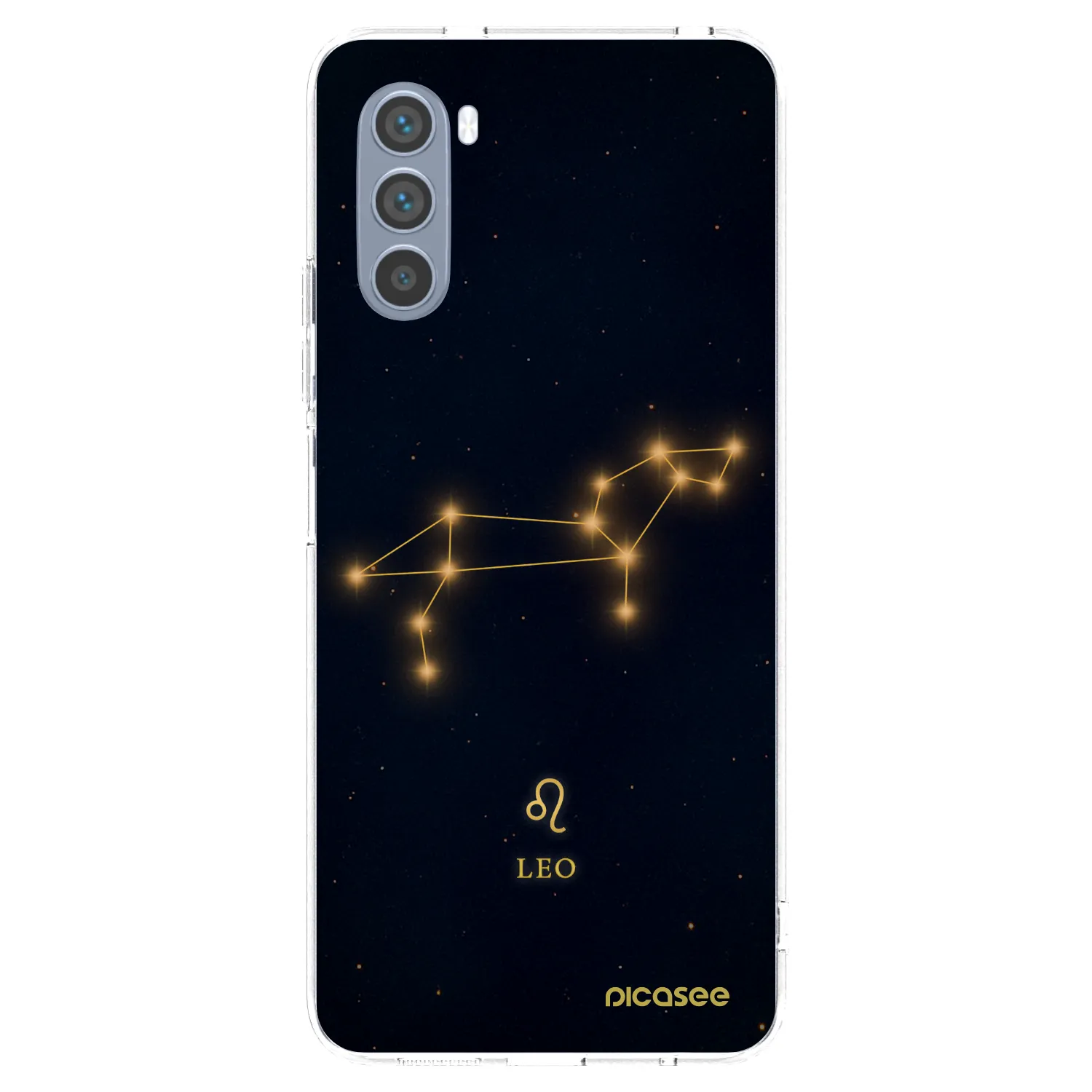 Picasee silikonska prozirna maskica za Motorola Moto G62 - LEO