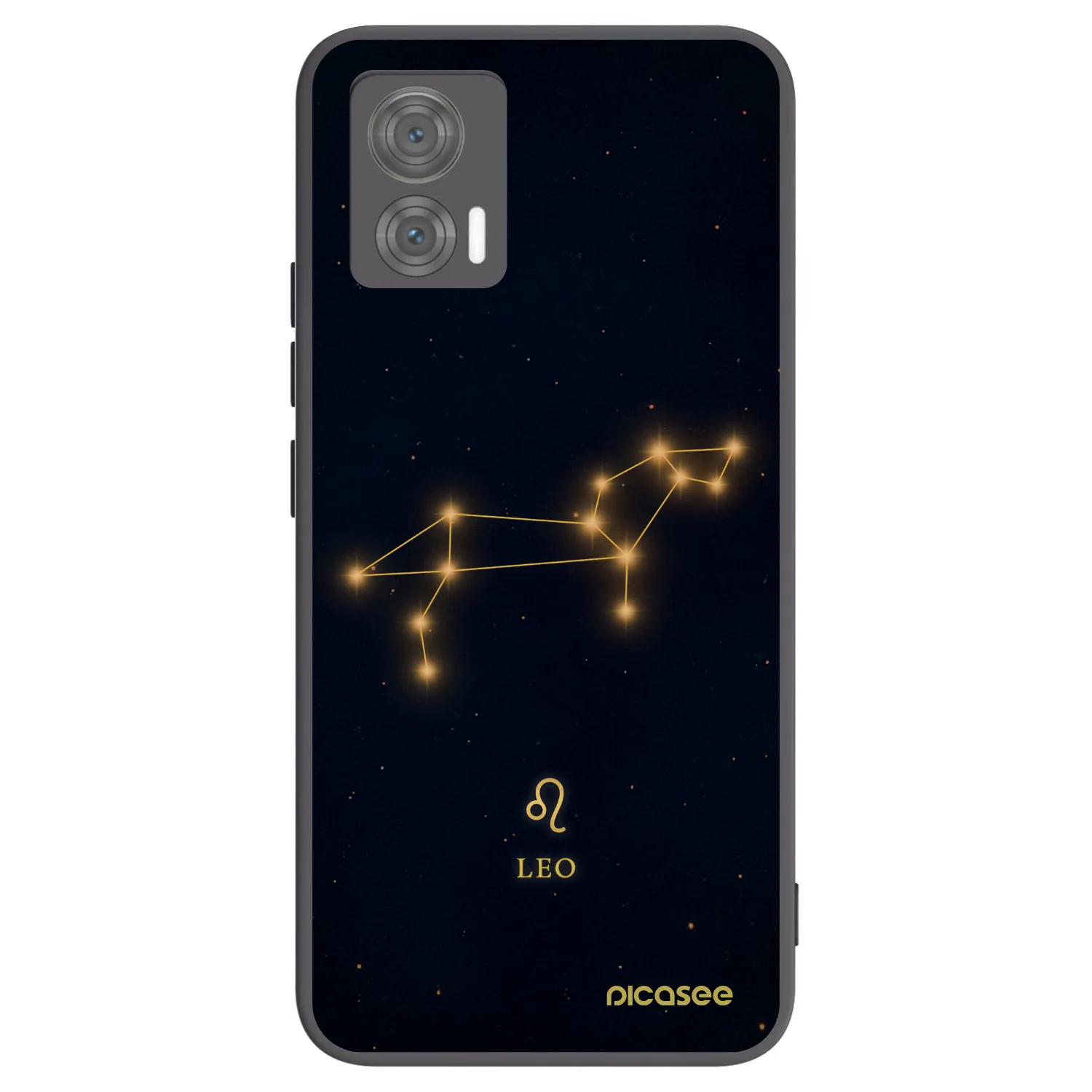Picasee crna silikonska maskica za Motorola Edge 30 Neo - LEO