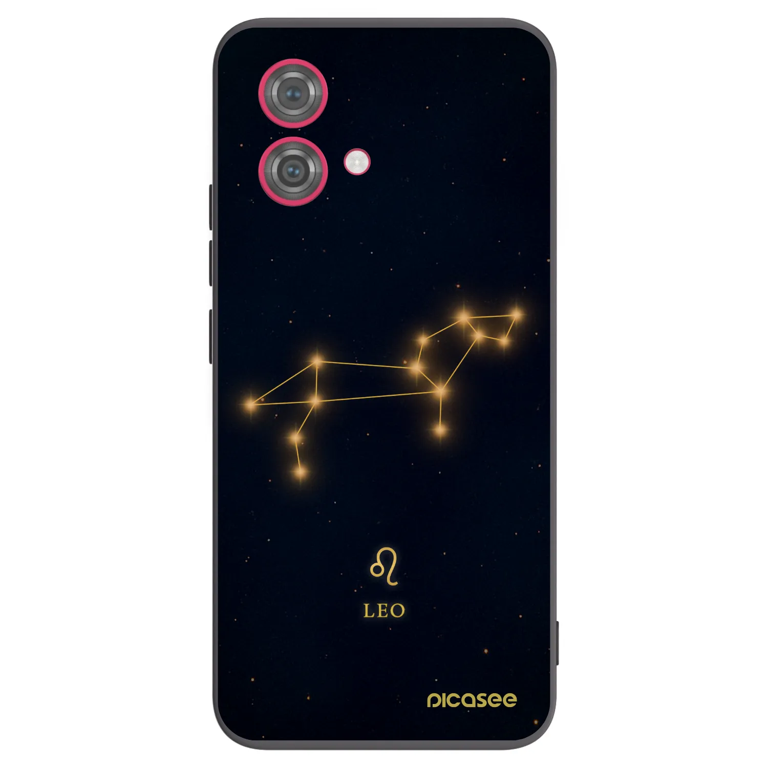 Picasee crna silikonska maskica za Motorola Moto G84 5G - LEO